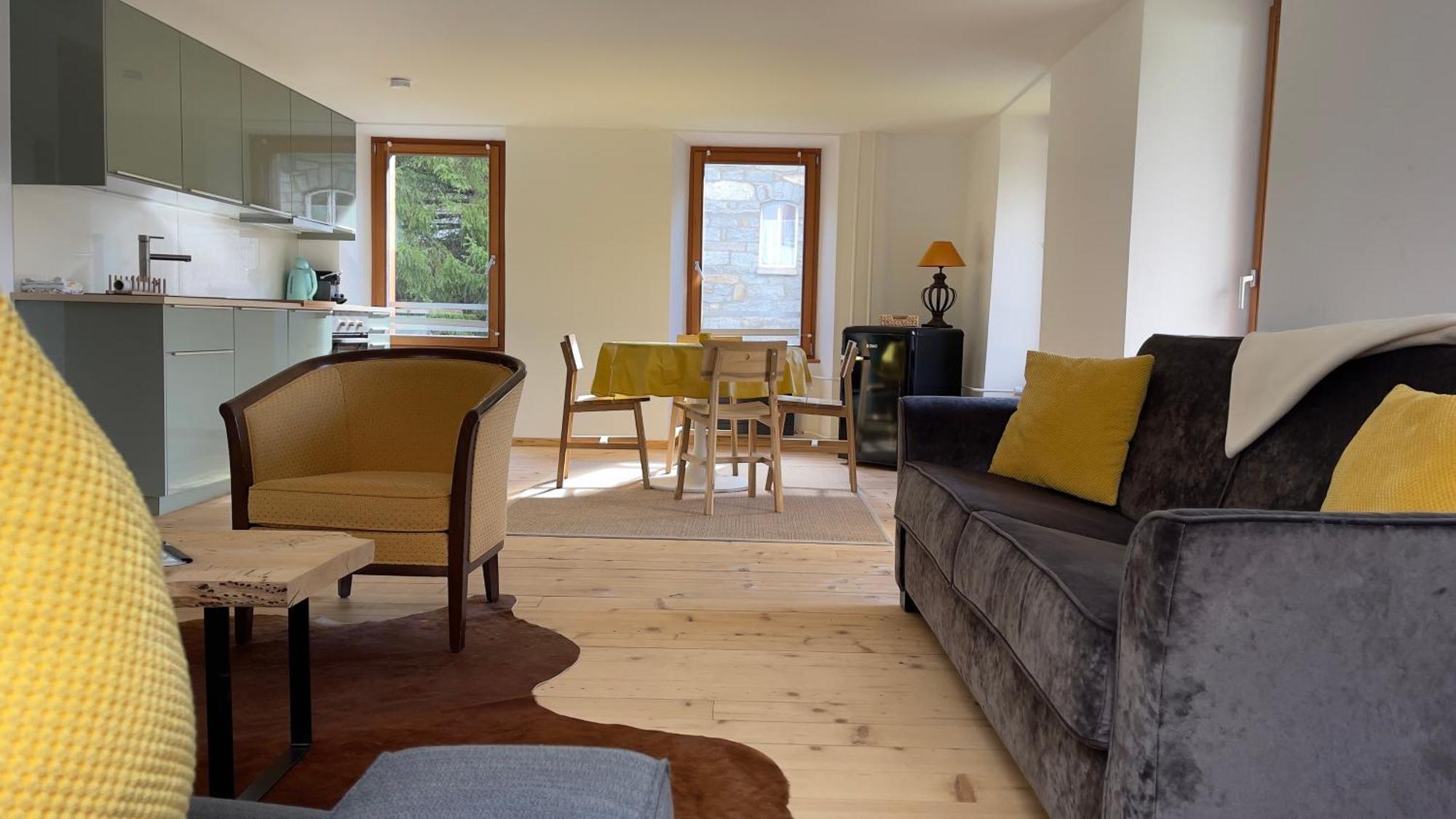 Ferienwohnungen Haus Alte Baeckerei Randa Kültér fotó